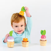 Stacking Wooden Veggies Emotional Development Le Toy Van, Inc. 