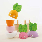 Stacking Wooden Veggies Emotional Development Le Toy Van, Inc. 