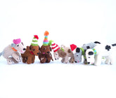 Dog Ornaments- set of 6 Christmas Ornaments Melange Collection 