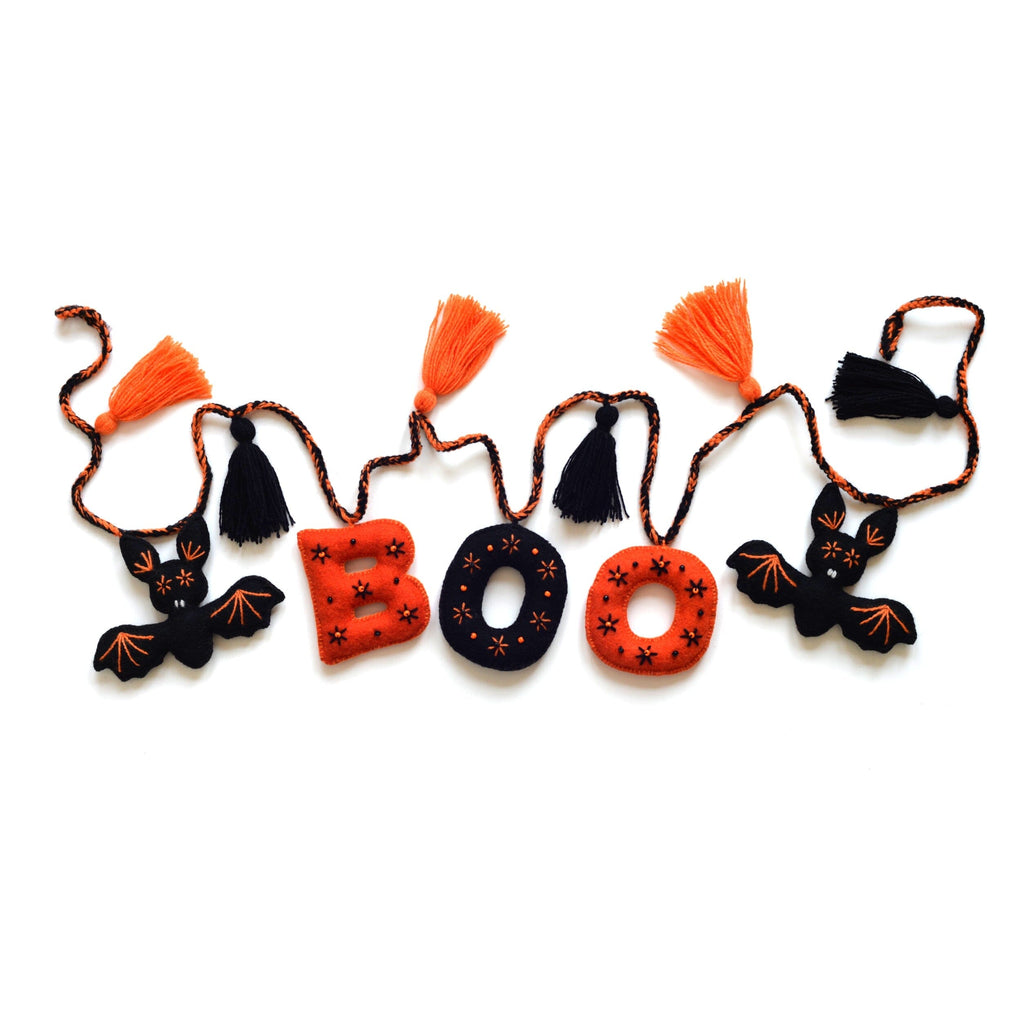 Boo Halloween Garland by Melange Collection Melange Collection 