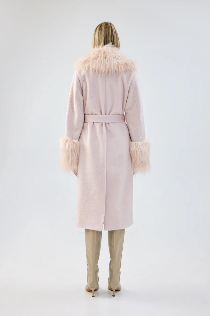 Paris Coat | Pearl Pink Outerwear Unreal Fur 