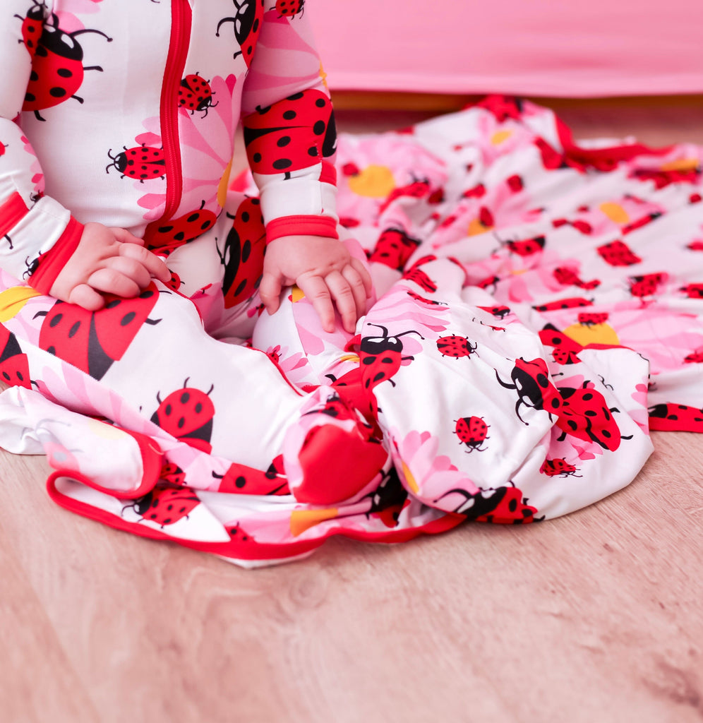 Ladybug Swaddle Blanket Bestaroo 