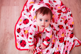 Ladybug Swaddle Blanket Bestaroo 