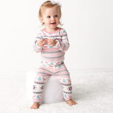 Holiday Reindeer Pink Pajama Pajama Bestaroo 