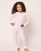 Kid's Pima Snug Fit Pajama Set | Dorset Floral Pajama Sets Petite Plume 