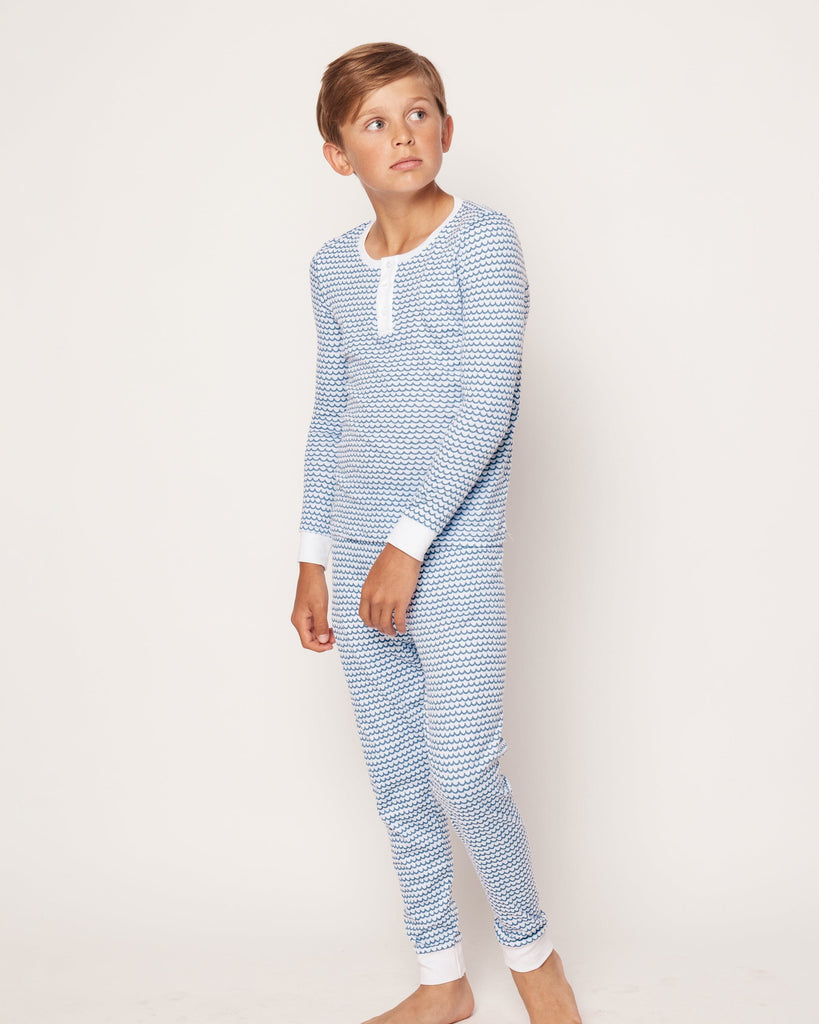 Kid's Pima Snug Fit Pajama Set | La Mer Pajama Sets Petite Plume 