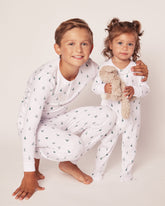 Baby's Pima Romper | Evergreen Trees Pajamas Petite Plume 