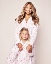 Kid's Twill Pajama Set in Flamingos Children's Pajamas Petite Plume 