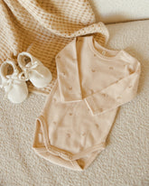 Jersey Bodysuit, 2 Pack | Rose Ditsy, Rainbows Onesies Quincy Mae 