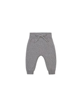 Knit Pant | Heathered Lagoon Bottoms Quincy Mae 0-3M Heathered Lagoon 