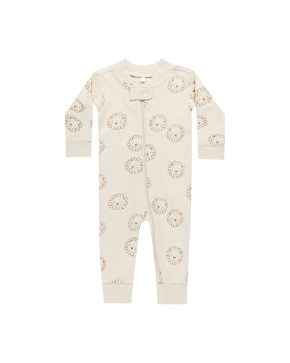 Zip Long Sleeve Sleeper | Lions Onesies Quincy Mae NATURAL 0-3M 