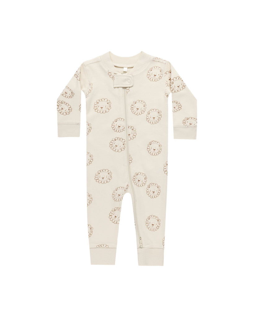 Zip Long Sleeve Sleeper | Lions Onesies Quincy Mae NATURAL 0-3M 