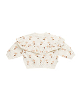 Ruffle Fleece Sweatshirt | Tulips Sweatshirts Quincy Mae IVORY 0-3M 