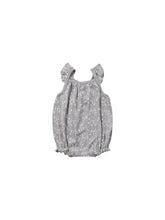 Ribbed Ruffle Romper | Fleur Jumpsuits & Rompers Quincy Mae 0-3M Periwinkle-Fleur 