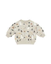 Relaxed Fleece Sweatshirt | Halloween Tops & Tees Quincy Mae WARM-GREY 0-3M 