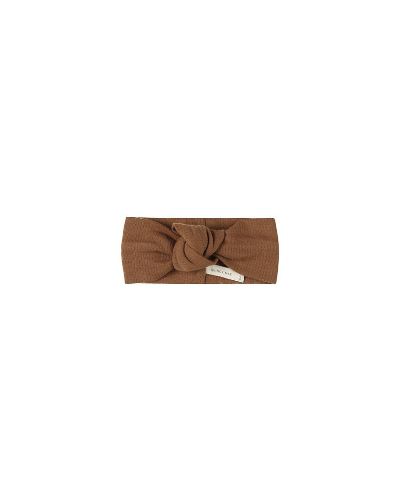 Knotted Headband | Cinnamon Bows & Headbands Quincy Mae CINNAMON 0-12M 