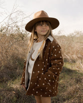 Long Chore Coat | Floral Embroidery Outerwear Rylee & Cru 