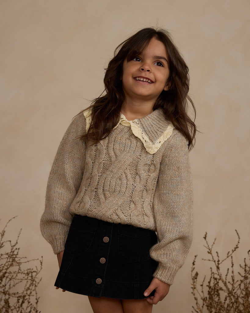 Alice Sweater | Heathered Sand Sweaters Rylee & Cru 