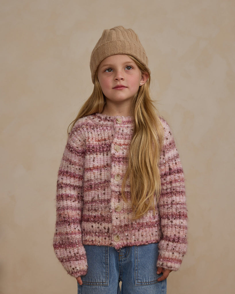 Cheyenne Cardigan | Pink Multi Stripe Sweaters Rylee & Cru 