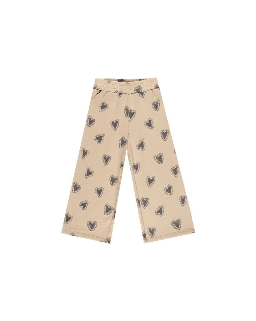 Wide Leg Pant | Hearts Bottoms Rylee & Cru SAND 2-3Y 