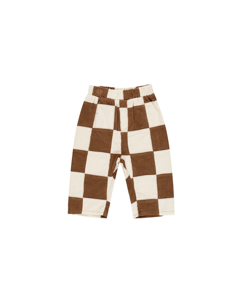 Baggy Cord Pant | Saddle Check Bottoms Rylee & Cru NATURAL 2-3Y 