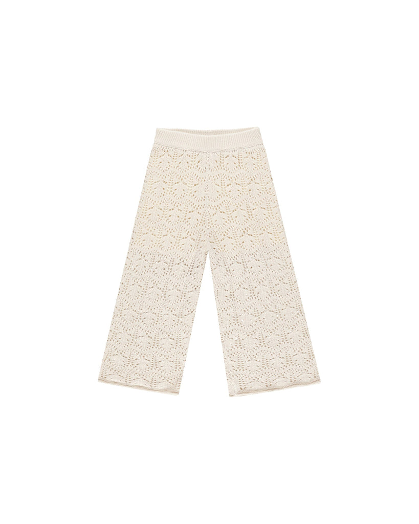 Crochet Knit Pant | Natural Bottoms Rylee & Cru NATURAL 2-3Y 