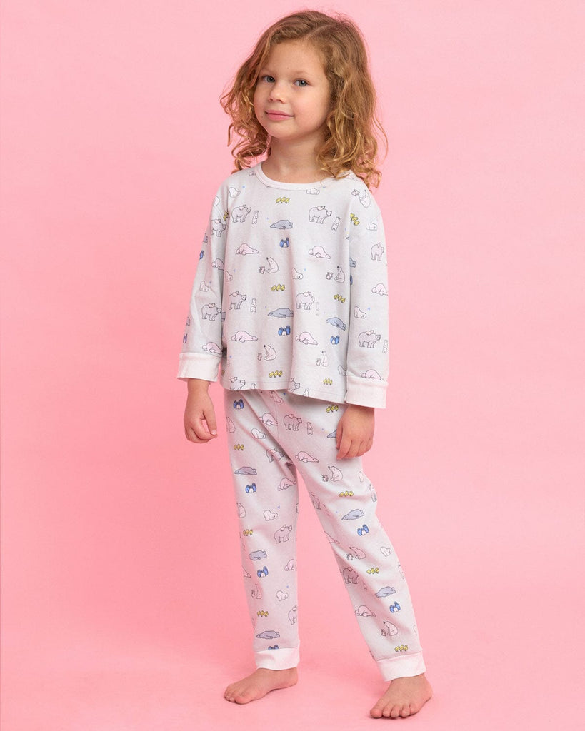 Riley PJ Set in Fuzzy Love COZYLAND Cozyland 