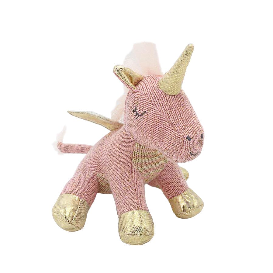 Uliana Unicorn Knit Rattle Rattles MON AMI 