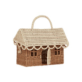 Rattan Gingerbread Casa Clutch Baskets Olli Ella 