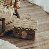 Rattan Gingerbread Casa Clutch Baskets Olli Ella 