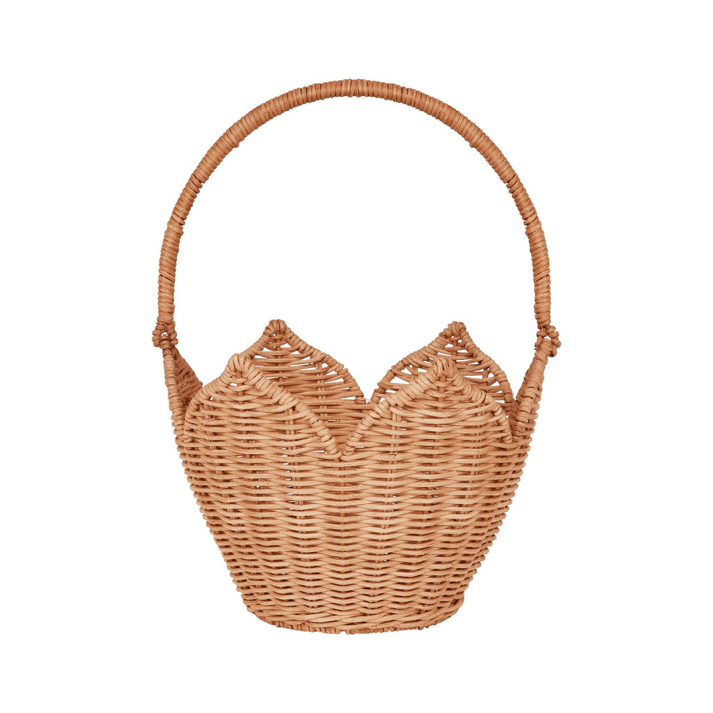 Rattan Poinsettia Carry Basket | Natural Baskets Olli Ella 