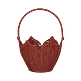 Rattan Poinsettia Carry Basket | Red Baskets Olli Ella Red OS 