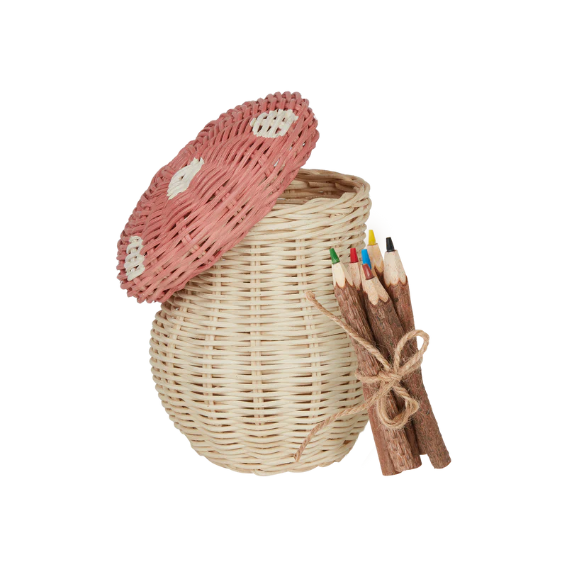 Porcini Basket | Musk & Straw Baskets Olli Ella 