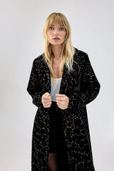 Romantique Coat | Black Outerwear Unreal Fur 