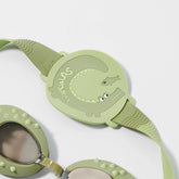 Kids Swim Goggles | Cookie the Croc Khaki Swim Accessories SunnyLife 