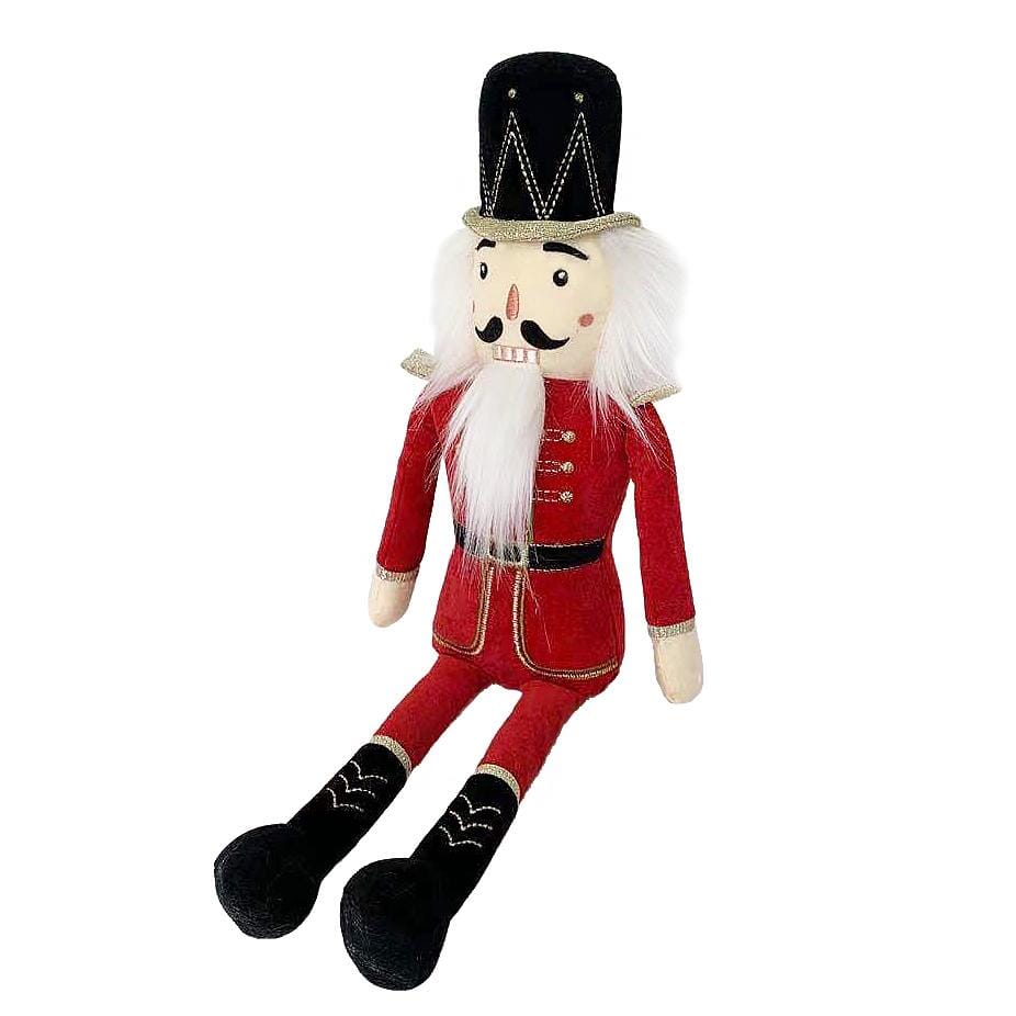 Nutcracker Shelf Sitter | Red Christmas Decor MON AMI 