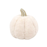 Plush Pumpkin | White Throw Pillows MON AMI 