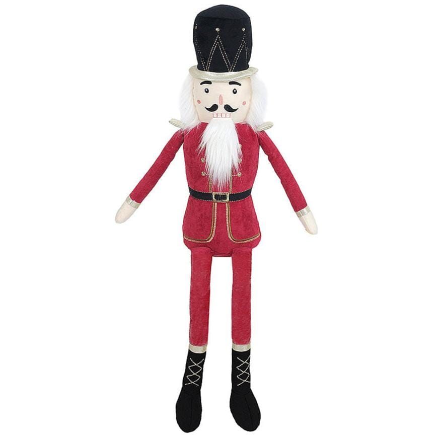 Nutcracker Shelf Sitter Large | Red Christmas Decor MON AMI 