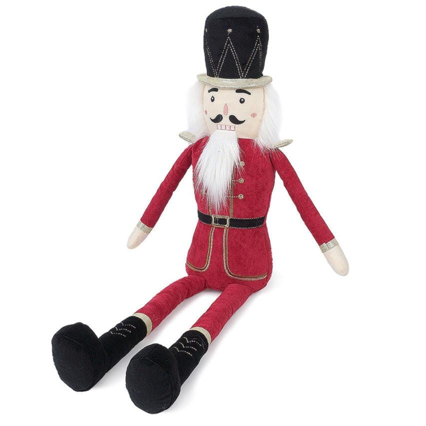 Nutcracker Shelf Sitter Large | Red Christmas Decor MON AMI 