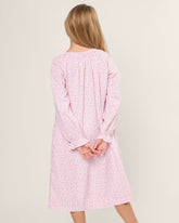 Girl's Twill Delphine Nightgown in Sweethearts Children's Nightgown Petite Plume 