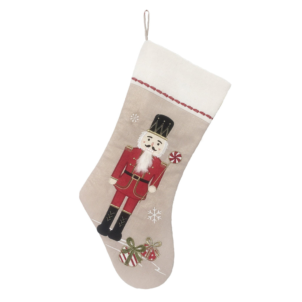 Red Nutcracker Stocking Stocking MON AMI 