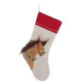 Horse & Holly Stocking Stockings MON AMI 