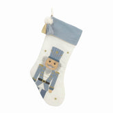 Tassled Nutcracker Stocking - Winter Blue STOCKINGS MON AMI 