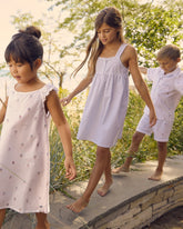 Girl's Twill Charlotte Nightgown | La Mer Nightgowns Petite Plume 