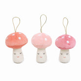 Woodland Mushroom Trio - Pink ORNAMENTS MON AMI 