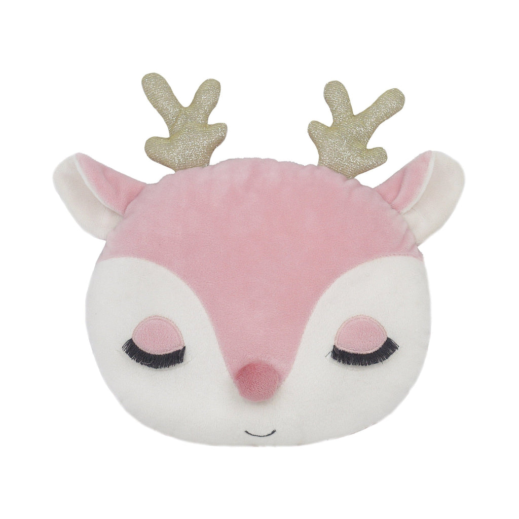 Reindeer Accent Pillow - Pink Pillow MON AMI 