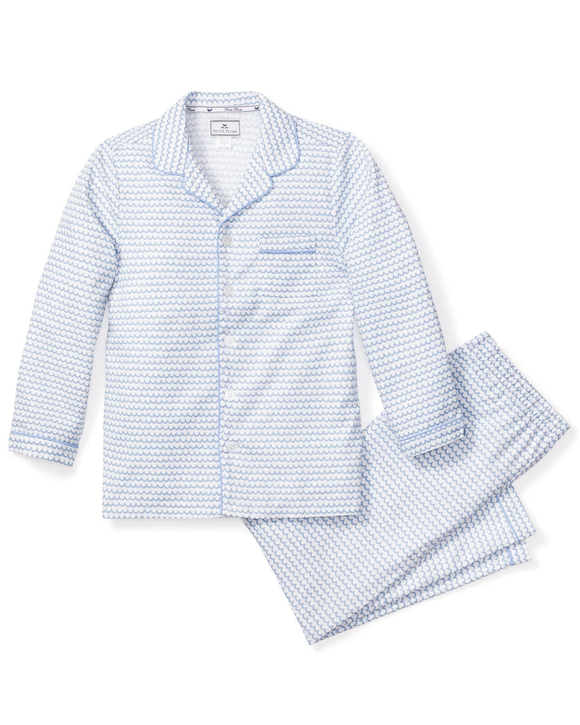 Kid's Twill Pajama Set | La Mer Pajama Sets Petite Plume 