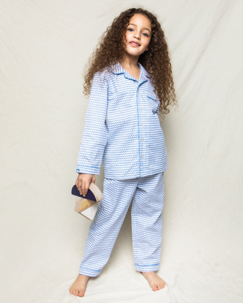 Kid's Twill Pajama Set | La Mer Pajama Sets Petite Plume 