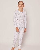 Kid's Pima Snug Fit Pajama Set | Carnival Memories Pajama Sets Petite Plume 