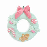 Festive Wreath - Mint WINTERY PLUSH TOYS MON AMI 